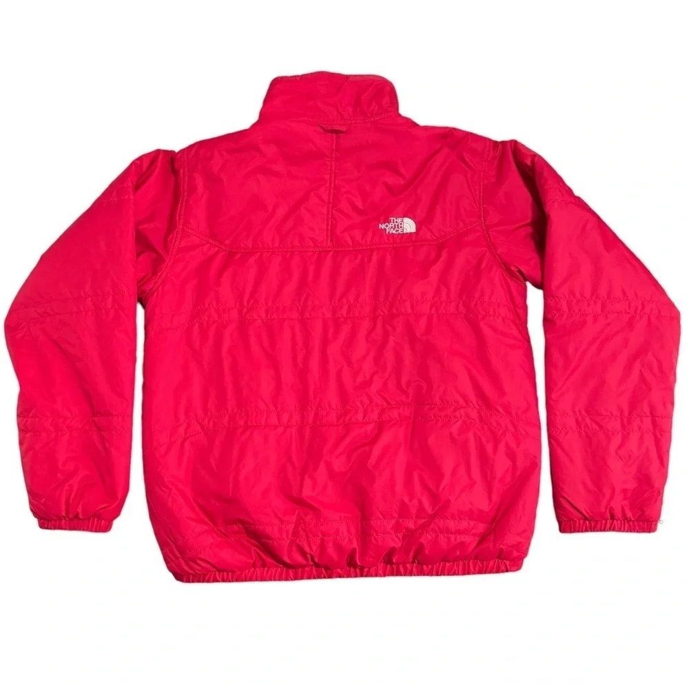 The North Face Red Quilted Puffer Jacket Size Small